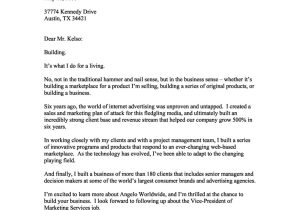What is the format for A Cover Letter Cover Letter format Creating An Executive Cover Letter