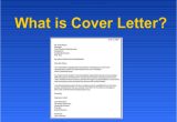 What is the Meaning Of A Cover Letter What is Cover Letter