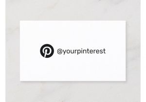 What is the Standard Size Of A Business Card social Media Pinterest Modern Trendy Minimalist Calling Card