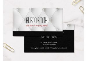 What is the Standard Size Of A Business Card White to Leather Upholstery Business Card Zazzle Com with
