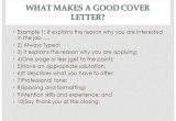 What Makes A Good Cover Letter for A Job Cover Letters Ms Batichon Ppt Video Online Download