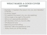What Makes A Good Cover Letter for A Job Cover Letters Ms Batichon Ppt Video Online Download