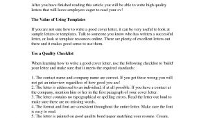 What Makes A Good Cover Letter for A Job How to Write A Good Cover Letter Letters Free Sample