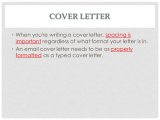 What Needs to Be On A Cover Letter Cover Letters Ms Batichon Ppt Video Online Download