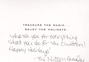 What Should I Write On Christmas Card Nilson Family Christmas Card with Images Teacher Picture