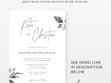 What to Include On Details Card Wedding Wedding Invitations with Watercolor Pink Rose Greenery