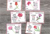 What to Put On Valentines Flower Card Kids Valentine Cards Bible Verse Valentine Cards Instant