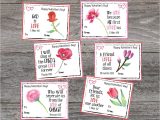 What to Put On Valentines Flower Card Kids Valentine Cards Bible Verse Valentine Cards Instant