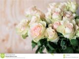 What to Put On Valentines Flower Card White Roses On Wooden Background Valentine Arrangement Card