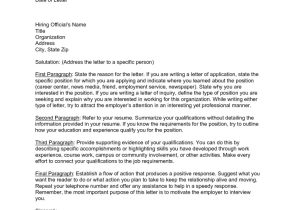 What to Say In A Cover Letter for A Job Start Of A Cover Letter Letter Of Recommendation