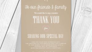 What to Say In A Thank You Card Wedding Premium Personalised Wedding Thank You Cards Wedding Guest