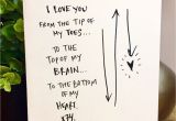 What to Say In An Anniversary Card Anniversary Card Husband Gift for Him 1st 2nd 3rd 4th Gift
