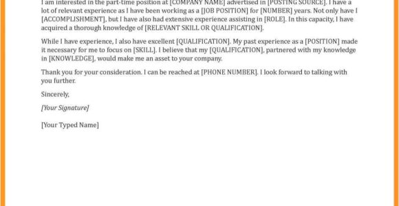 What to Say On A Cover Letter for A Job General Cover Letters for Employment Bio Letter format