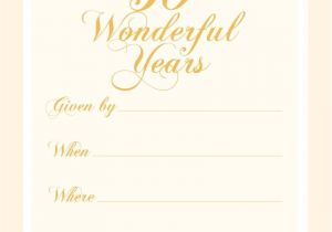 What to Write In A 50th Anniversary Card 32 Excellent Image Of 50 Wedding Anniversary Invitations