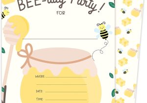 What to Write In A Birthday Card Invitation Bumble Bee 2 Happy Birthday Invitations Invite Cards 25 Count with Envelopes and Seal Stickers Vinyl Boys Girls Kids Party 25ct