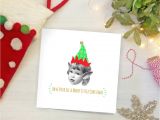What to Write In A Christmas Card Uk Set Of Six Personalised Elf Christmas Card