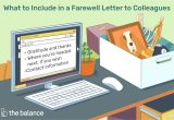 What to Write In A Farewell Card to A Work Colleague Farewell Letter Samples and Writing Tips