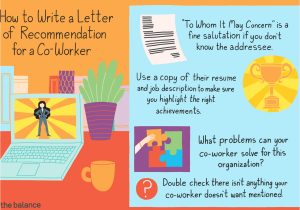 What to Write In A Farewell Card to Your Co Worker How to Write A Letter Of Recommendation for A Coworker