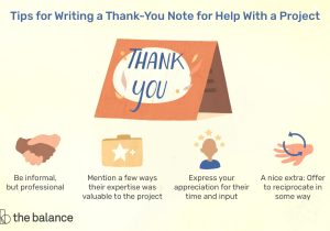 What to Write In A Thank You Card when Leaving A Job Sample Thank You Letters for Help with A Project