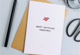 What to Write In A Valentine Card Happy Valentine S Handsome Mini Heart Card In 2020 with