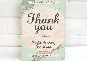 What to Write In A Wedding Thank You Card Travel Inspired Wedding Thank You Card