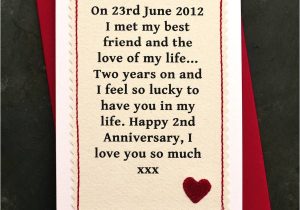What to Write In An Anniversary Card to Boyfriend when We Met Personalised Anniversary Card with Images