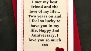 What to Write In An Anniversary Card to Wife when We Met Personalised Anniversary Card with Images