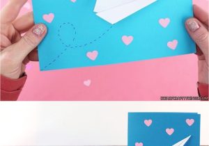 What to Write In Child S Valentine Card Easy Paper Airplane Valentine S Day Cards Airplane Cards