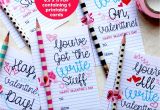 What to Write In Child S Valentine Card Instant Download Write Stuff Valentine S Day Card