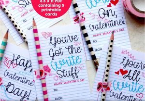 What to Write In Child S Valentine Card Instant Download Write Stuff Valentine S Day Card