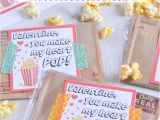 What to Write In Child S Valentine Card Popcorn Valentine Valentines for Kids Valentine S Cards