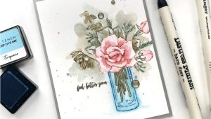 What to Write On A Card Flowers Stamp Focus Breezy Bouquet with Images Handmade Cards