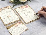 What to Write On A Flower Card Just because Boho Floral Diy Wedding Invitation Set