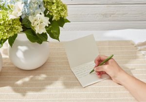 What to Write On A Sympathy Flower Card Thank You Note Samples for after A Funeral