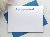 What to Write On Flower Card for New Baby Note Cards with Name Personalized Stationery Stationary