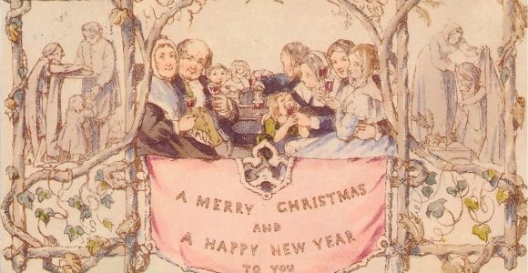 What Was On the First Christmas Card Three Village Historian Digs Into the History Of the