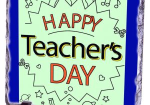 What We Can Write In Teachers Day Card Happy Teacher Day Rock Tile