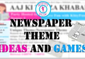Whatsapp Invitation Card for Kitty Party Newspaper theme Ideas and Games Kittyfun