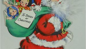When is the Christmas Card On Hallmark Vintage Hallmark Hall Bros Christmas Card 1945 Santa Claus