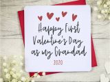 When Was the First Valentine Card Sent Happy First Valentine S Day as My Grandfather Card