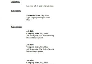 Where Can I Find A Blank Resume form Free Resume Templates Blank Basic Resume Basic Resume