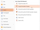 Where to Save Powerpoint Templates How to Save Ppt File as Template Using Kingsoft Office