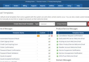 Whmcs Email Template Manage Email Templates In Whmcs Interserver Tips