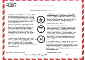 Whmis Workplace Label Template the Intech Insider Whmis Compliance for Dupont Teflon