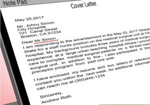 Who Do You Address the Cover Letter to How to Address A Cover Letter 9 Steps with Pictures