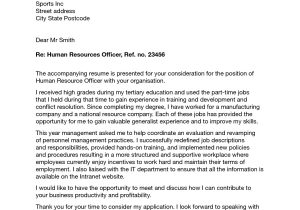 Who Should Cover Letter Be Addressed to Cover Letter Addressed to Hr the Letter Sample