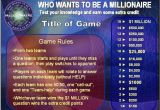 Who Want to Be A Millionaire Game Template Powerpoint Review Game Templates