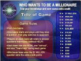 Who Want to Be A Millionaire Game Template Powerpoint Review Game Templates