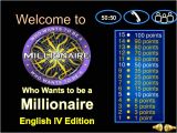 Who Want to Be A Millionaire Game Template Verb Tenses Powerpoint Game who Wants to Be A Millionaire