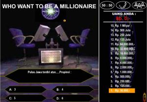 Who Want to Be A Millionaire Game Template who Wants to Be A Millionaire Template Game